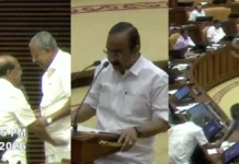 നിറപുഞ്ചിരിയോടെ സുധാകരൻ്റെ തോളിൽ തട്ടി പിണറായി, പിണറായിക്കു കൈകൊടുത്ത് ഗോവിന്ദൻ, ജാതിവാൽ വിടാതെ സതീശൻ